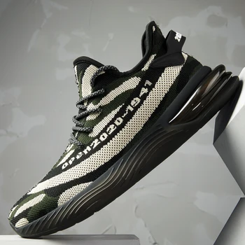 

2020 New Trend Men Sports Footwear Breathable Running Men Sneakers Wearable Walking Shoes Mens Luxury Brand Man Running Shoes