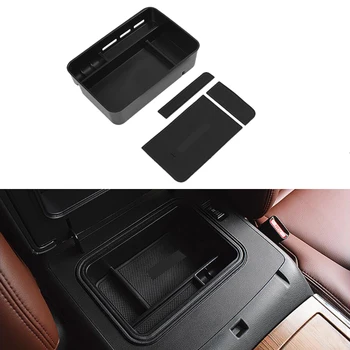 

4PCS Non-Slip Mat In Central Armrest Container Holder Stowing Box For Nissan Patrol Armada Accessories 2016 2017