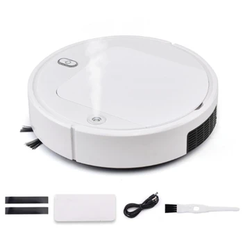 

Smart Humidification Spray Robot Vacuum Cleaner UV Light Automatic Cleaning Anti-Drop Sensor Rechargeable Anti-Crash