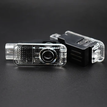 

2x LED Car Door Light Logo Projector Welcome Lamps For Audi A1 A3 A4 A5 A6 Q7 TT R8 B5 B6 B7 B8 C5 C6 quattro Car Accessories