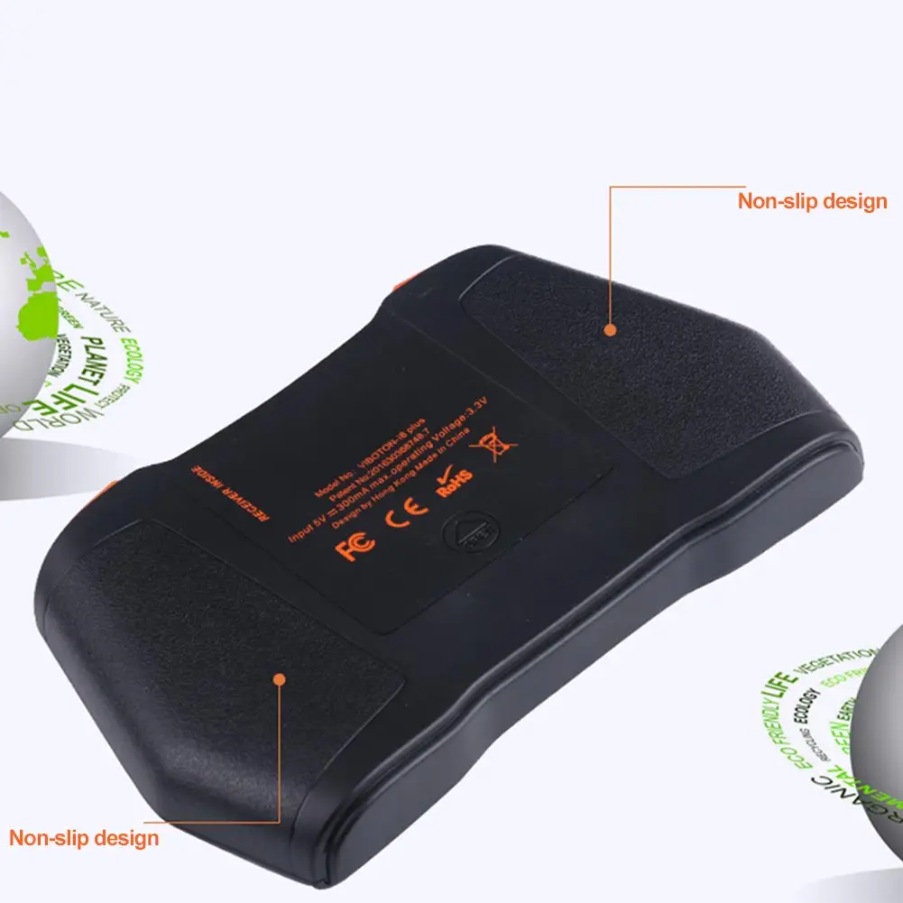 2,4 г игровой светодиодный ручной Air mouse Мини Многофункциональный тачпад Многоязычная противоскользящая беспроводная клавиатура Магнитная