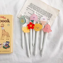 42 шт./лот, креативная мультяшная Цветочная оболочка, персик, авокадо, качественный матовый Гель-лак, ручка, рекламный подарок, водная ручка для мальчиков и девочек, сувенирный карандаш