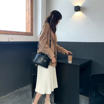 

High-quality Drawstring Bucket Bags Fashion Female Shoulder Messenger Bags Large Capacity Crossbody Bags Ladies Elegant Handbags