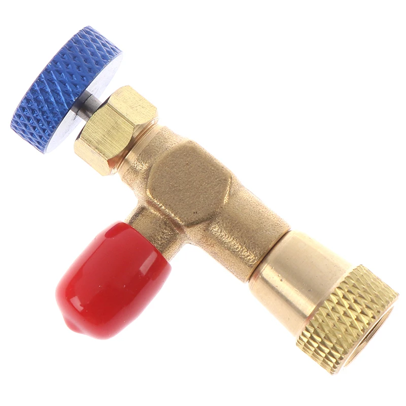 

Refrigeration Charging Adapter R22 For 1/4" Male - 1/4" Female Safety Adaptor Air Conditioning Charging Valve