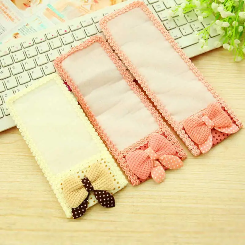 Fabric Lace TV Remote Control Protect Anti-Dust Fashion Cute Cover Bags New SEP99