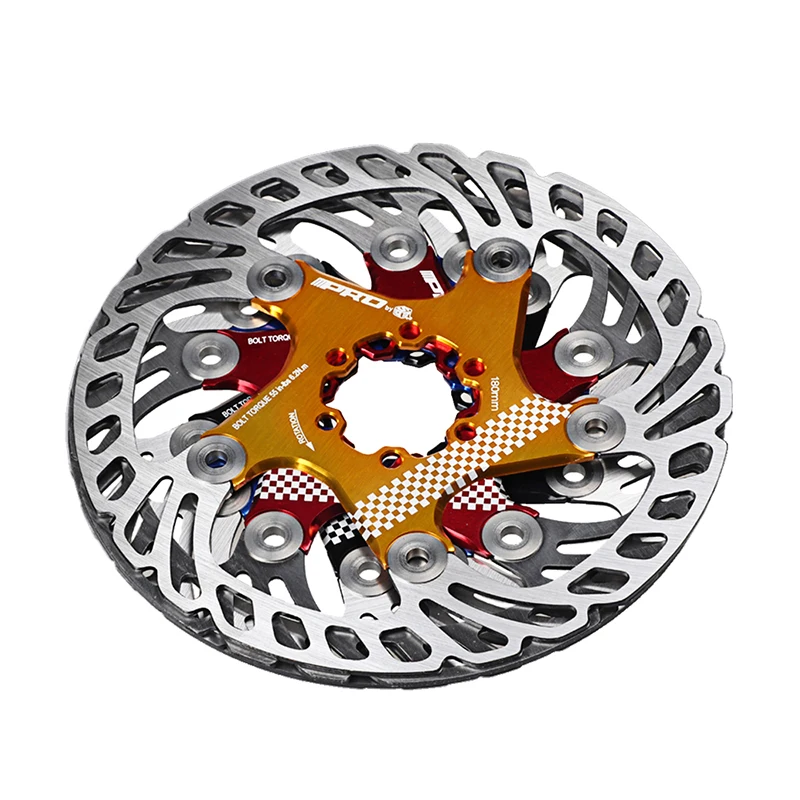 Bike brake rotor IIIPRO Floating rotor Mountain bike brake rotor DH 6inch Down hill Strong heat dissipation140 160 180 203mm