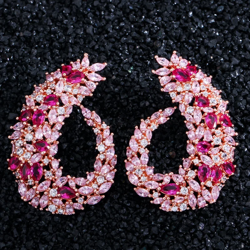 Три позолоченные серьги для женщин Серьги pendientes mujer moda oorbellen серьги серьга Brincos модные ювелирные изделия - Окраска металла: colorful
