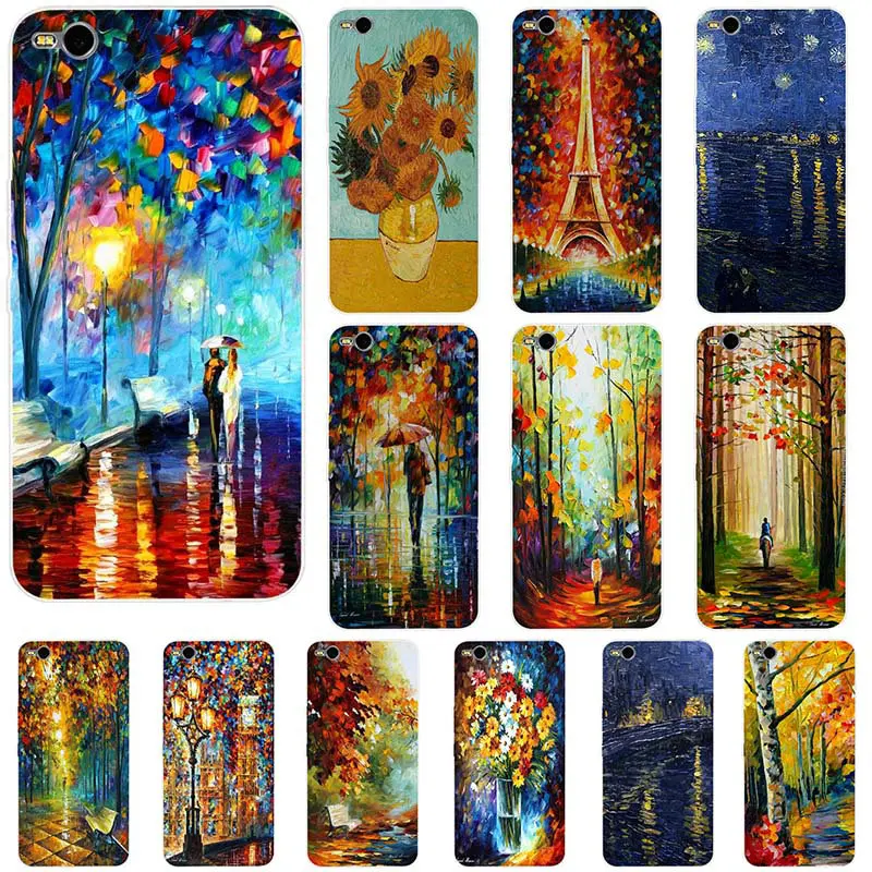 For HTC One U11 M7 M8 M9 M10 E9 Plus Desire 530 626 628 630 816 820 Soft Mobile Phone Cases Van Gogh Starry Flower Oil Painting | Мобильные