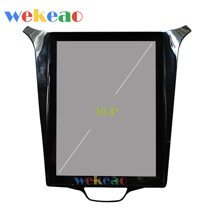 Автомобильный dvd-плеер Wekeao с вертикальным экраном Tesla style 10,4 ''Android 8,1, автомобильный gps-навигатор, Автомагнитола для Chevrolet Cruze+ 4G