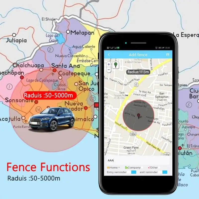 Автомобильный GSM 16 Pin OBD2 устройство слежения gps + Beidou локатор с приложением для Android