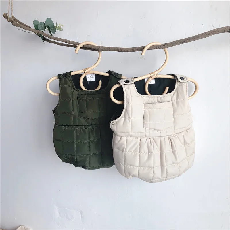 

New Winter Girls Kids Boys Vest Thick Warm Waistcoat Comfortable Cute Newborns Baby Clothes Children Clothing Outerwear Coats
