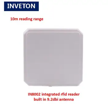 

sdk cheap circular polarized uhf rfid long range reader with 9.2dbi waterproof ip67 antenna 1-10meters