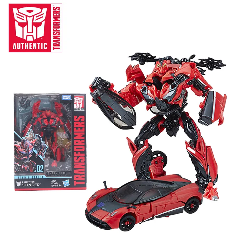 15 см Трансформеры Игрушки студия серия 02 роскошный класс фильма 3 Decepticon Stinger ПВХ