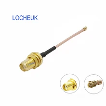 RF Pigtail Удлинитель SMA Гнездовой разъем гайка переборка к U. FL IPX IPEX РЧ коаксиальный адаптер в сборе RG178 соединительный кабель