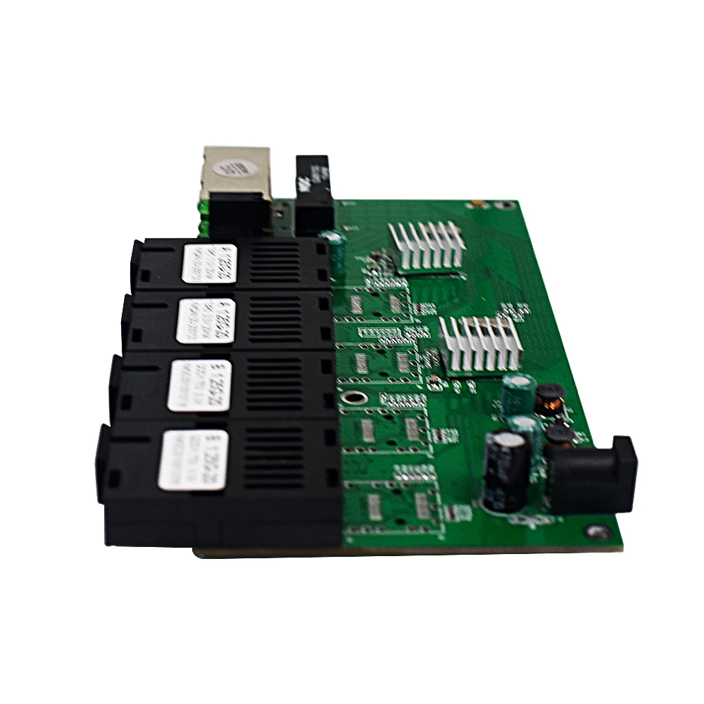 Wanglink Gigabit Ethernet Switch Fiber Optical switch 4*1.25G Fiber Port 2 RJ45 10/100/1000M PCB Board