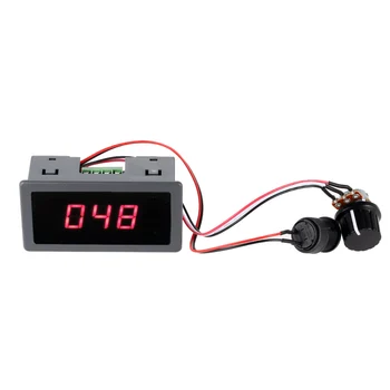 

New Professional Digital Display LED DC Motor Speed Controller PWM Stepless Speed Control Switch 6V 12V 24V