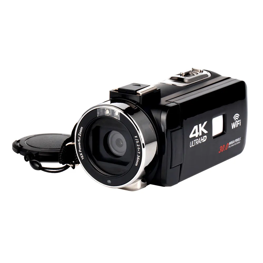 Full HD 4K wifi-глазок для двери с монитором ручной DV Профессиональный ночного видения анти-встряхивание цифровая фотокамера видеокамера Стабилизатор потока - Цвет: Camera