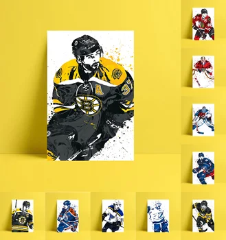 

HD Print Hockey Sports Player Oil Painting Home Decor Wall Art on Canvas Patrick Kane Sidney Crosby Vladimir Tarasenko Etc.