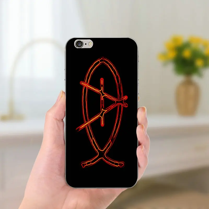Для iPhone 8 7 6 6S Plus X 5 5S SE 5C 4 Shell антидетонационный Coque классный анархический логотип силиконовый Мягкий ТПУ силиконовый чехол для телефона