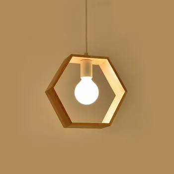 

Nordic wood pendant light countryside hanging lamp dining room Lamparas De Techo Colgante Modern Lustre Pendent