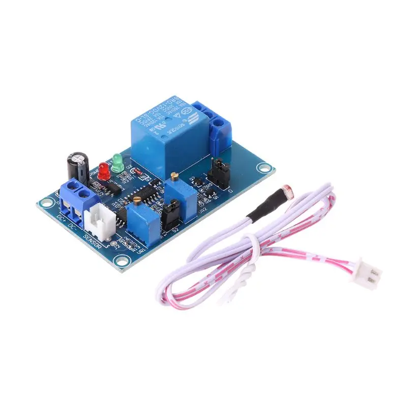

12V Light LED Detect Sensor Photoresistor Plus Relay Module with Timmer Adjust Drop Ship