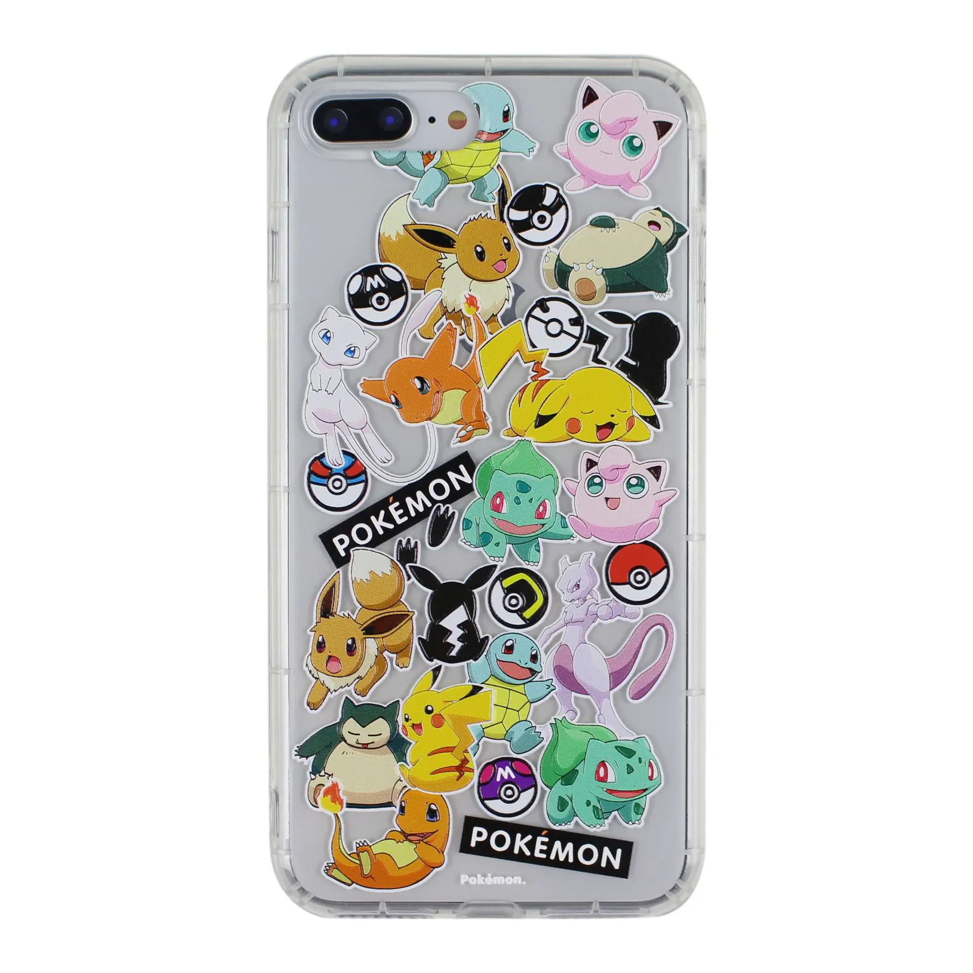 Pokemon Чехол для телефона IPHONE 11 pro 8 7 6 6s plus Pokemon, мягкая задняя крышка из ТПУ для телефона, чехол - Цвет: Pokemon