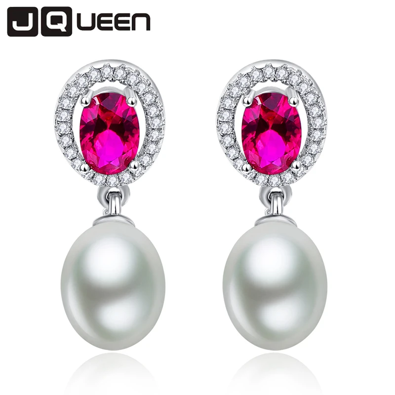 Серьги из серебра 100% пробы с овальной огранкой 925 карат|earring bails|earring screenearring storage |