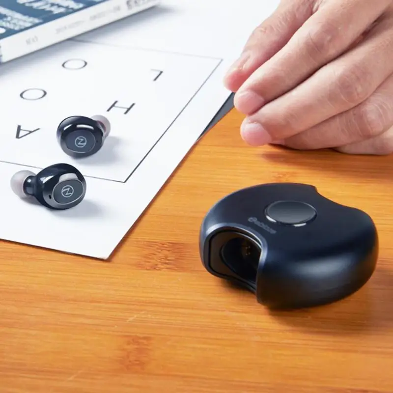 Zeblaze Zepods TWS Bluetooth 5,0 наушники беспроводные стерео наушники-вкладыши IPX5 водонепроницаемые с микрофоном и 360 вращающейся зарядной коробкой