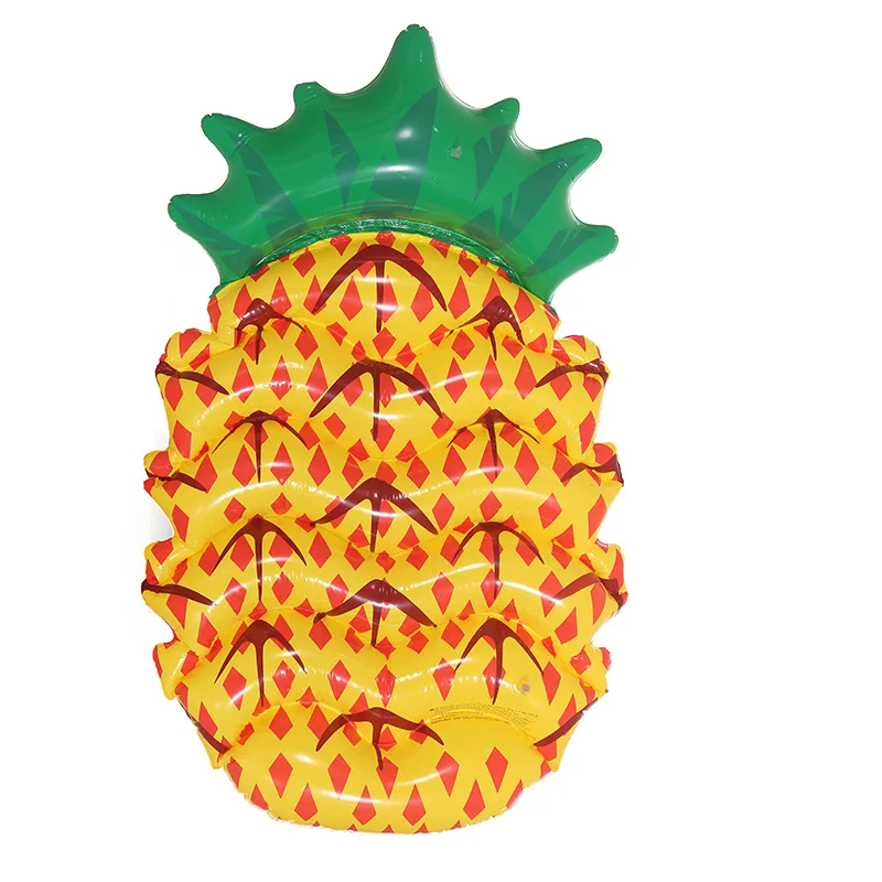 Factory Direct Selling New Style PVC Inflatable Pineapple Floating Mat Water Bed Beach Casual Supplies Water Floating Bed Riding