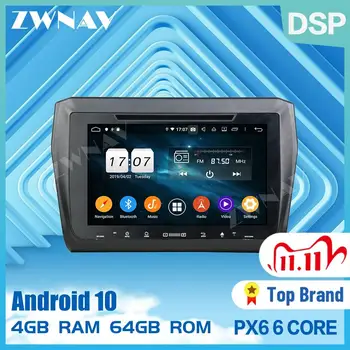 

2 din IPS PX6 screen Android 10.0 Car Multimedia player For Suzuki Swift 2017 2018 2019 BT radio audio stereo GPS navi head unit