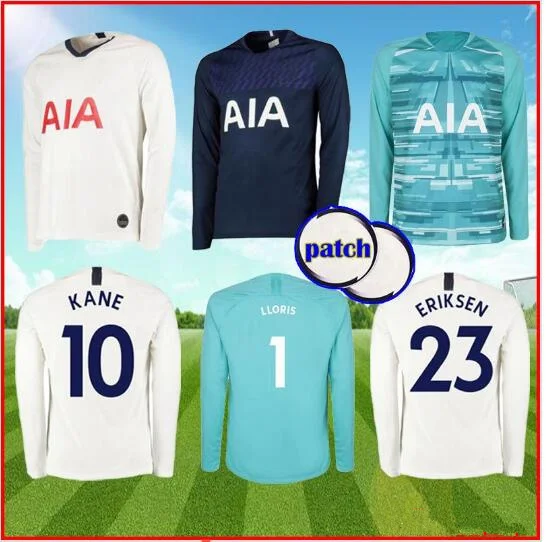 19 20 TottenhamES Футбольная Футболка с длинным рукавом шпоры KANE LUCAS Джерси ERIKSEN DELE SON NDOMBELE sprusing DHL корабль