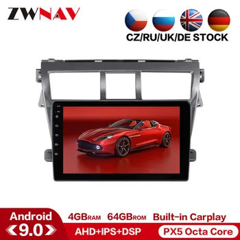

DSP IPS screen Android 9.0 car multimedia player For Toyota VIOS 2008-2013 GPS navi radio Audio stereo head unit wifi free map