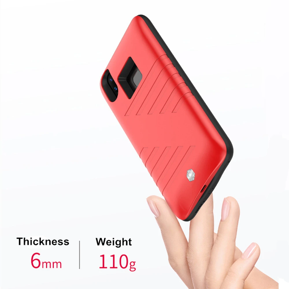 

NTSPACE 6800mAh Slim Power Bank Case For VIVO V9 Battery Case Portable Charger Case External Battery Powerbank Cover For VIVO V9