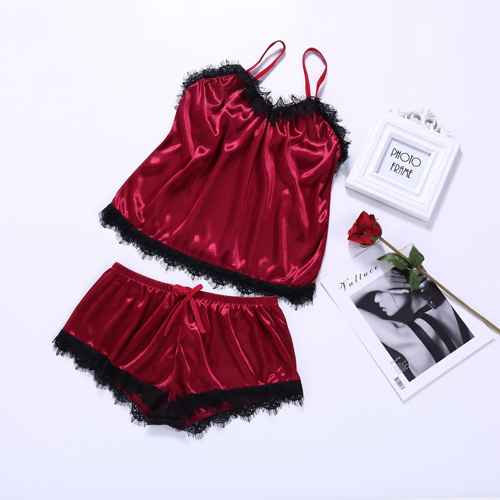 Sexy Lingerie Women porno Babydoll Lace Sexy Passion Nightwear 2PC Set night dress femme ropa mujer Baby doll Sexy Underwear N1