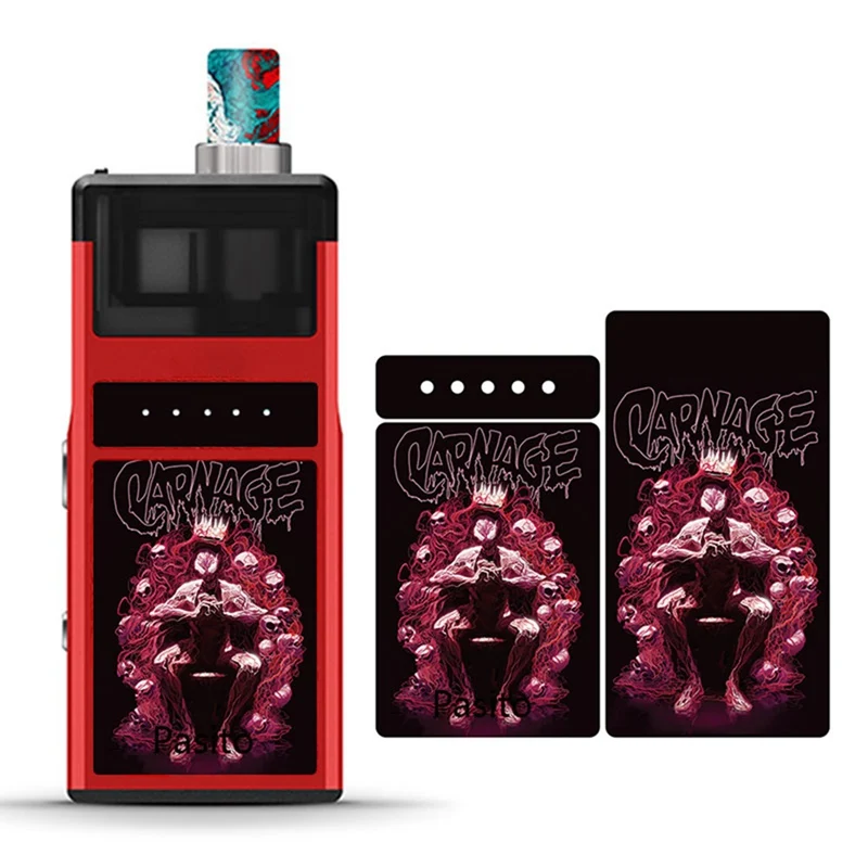 9 видов цветов ПВХ наклейка для Smoant Pasito протектор человеческий скелет череп растение электронные сигареты Чехол пленка защитная наклейка для Smoant - Цвет: H07