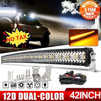 

CO LIGHT 3-Row Strobe LED Work Light 22 32 42 50 inch Offroad Led Bar Combo Led Car Light for Truck ATV 4x4 Driving Lamp 12V 24V