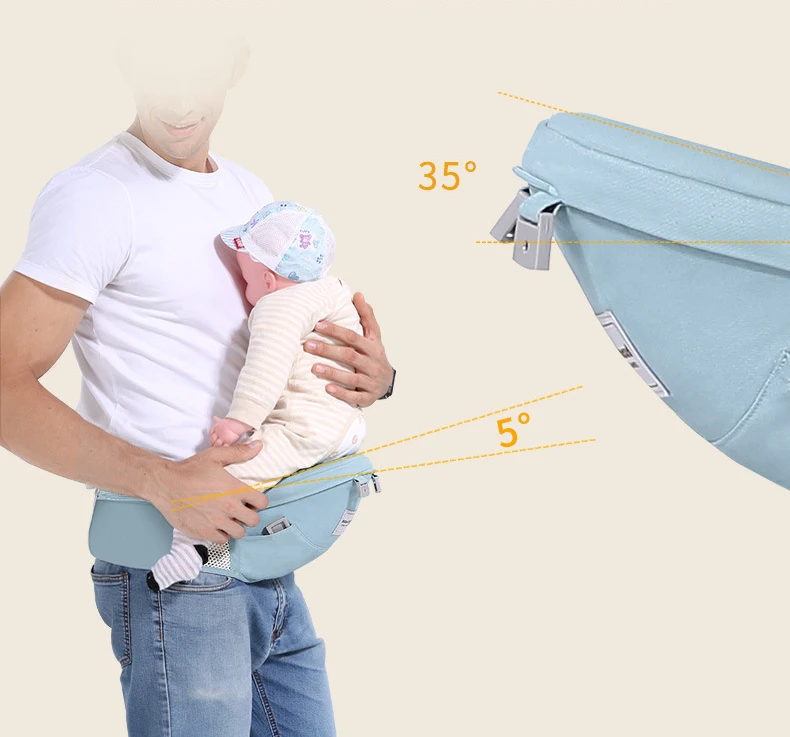 Four Seasons General Baby Carrier Waist Stool before Holding Style Multi-functional Baby Sit Deng Single Stool Summer Breathable