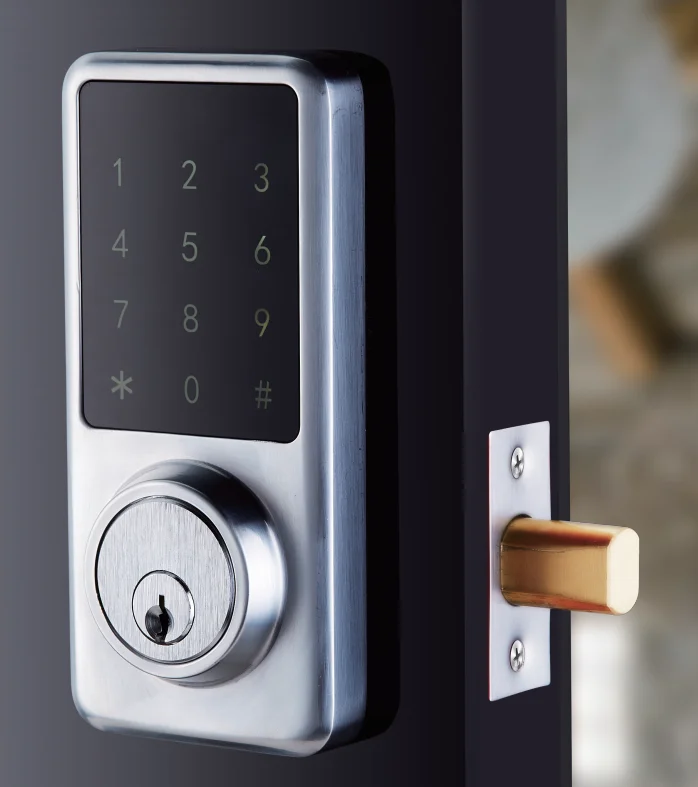 

z-wave App control keyless password electronic digital smart deadbolt door lock
