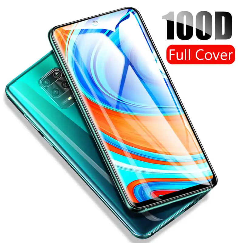 100D закаленное стекло для Xiaomi Redmi Note 9 Pro s защитное на Xiomi 9Pro Защитная пленка экрана |