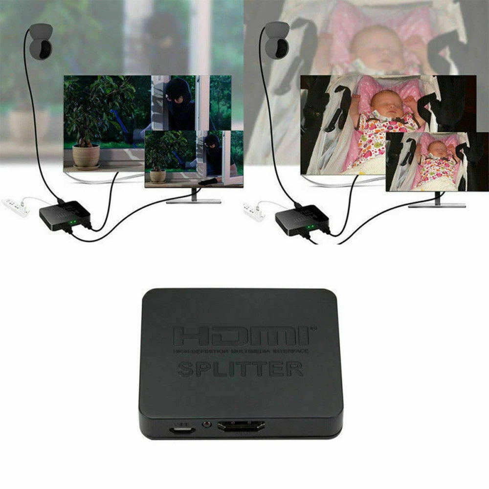 

1 in 2 out P HDMI 4K 1 X2 HDCP Wire Stripper 3D Separator Power Signal Amplifier