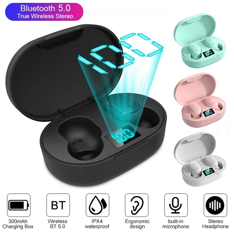 TWS-стереонаушники E6S с поддержкой Bluetooth 5 0 и микрофоном | Электроника
