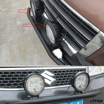 

Universal Bull Bar License Plate Tail Light Mount Bracket Aluminum Frame For Car Number For Car Auto Exterior Accessories