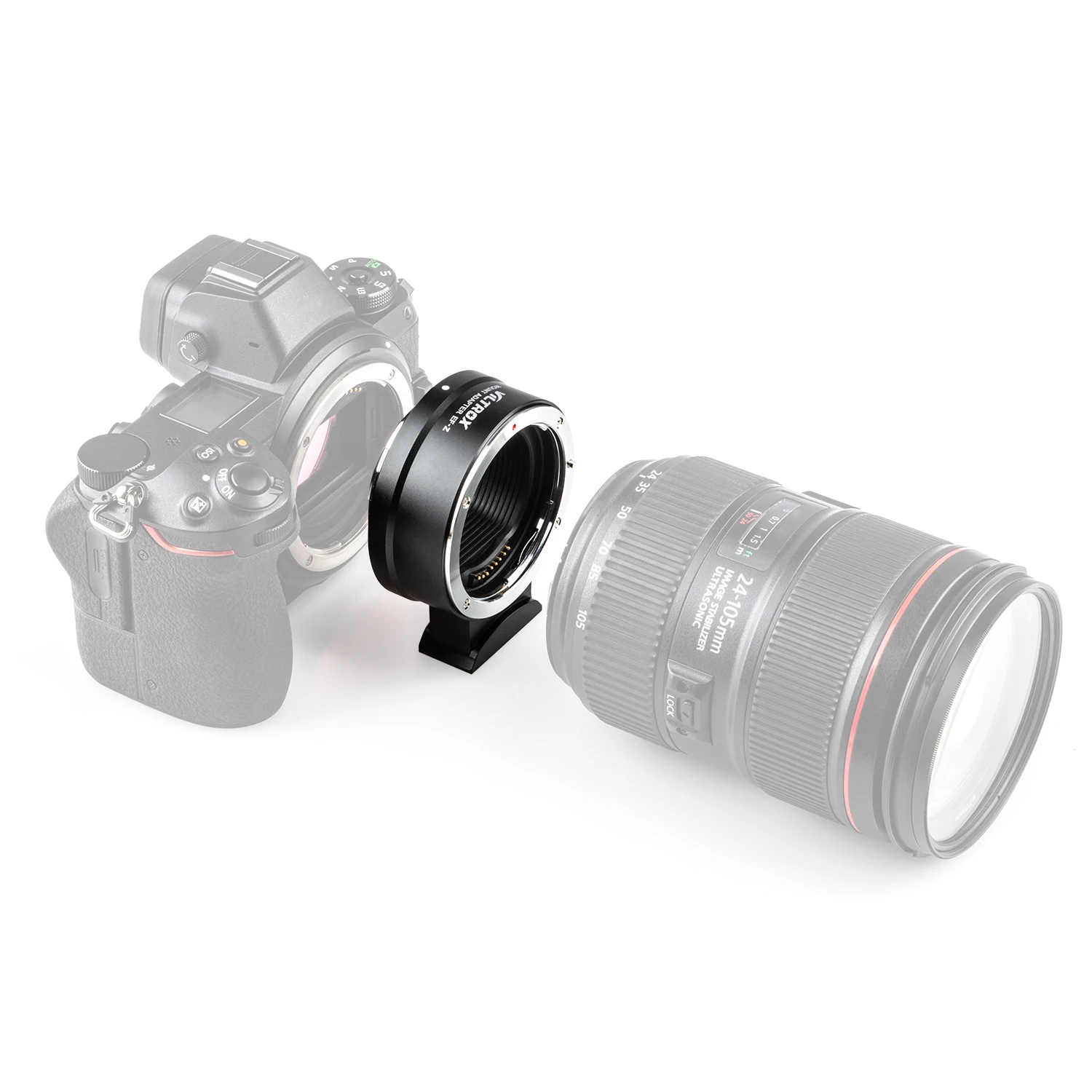 Кольцо адаптер Viltrox для крепления объектива с автофокусом Canon EF/EF Z объективов