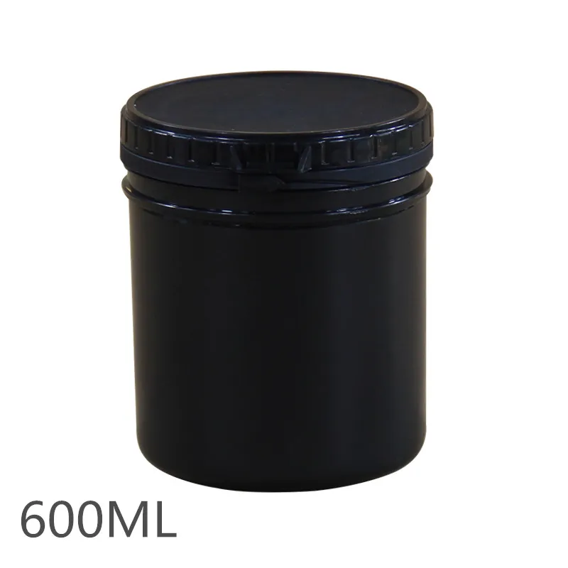 

2PCS Round container 600ML for Light Clay,Cream,Makeup Cosmetic storage box Food grade plastic packaging jars