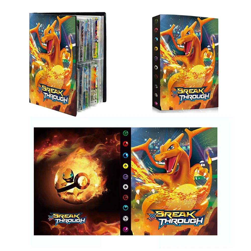 Pokemon Album Book Game Card Holder Favorites Large-Capacity Collection 240Pcs Anime Vmax Gx EX Pokmon | Игрушки и хобби