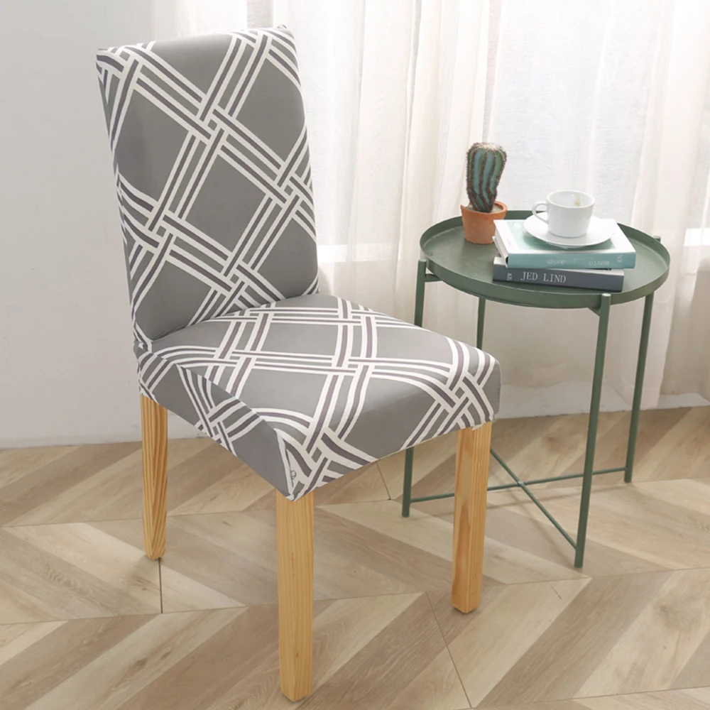 Printing Covers Universal Size Chair Cover Seat Chair Covers Protector Seat Slipcovers For Hotel Banquet Home Wedding Decoration