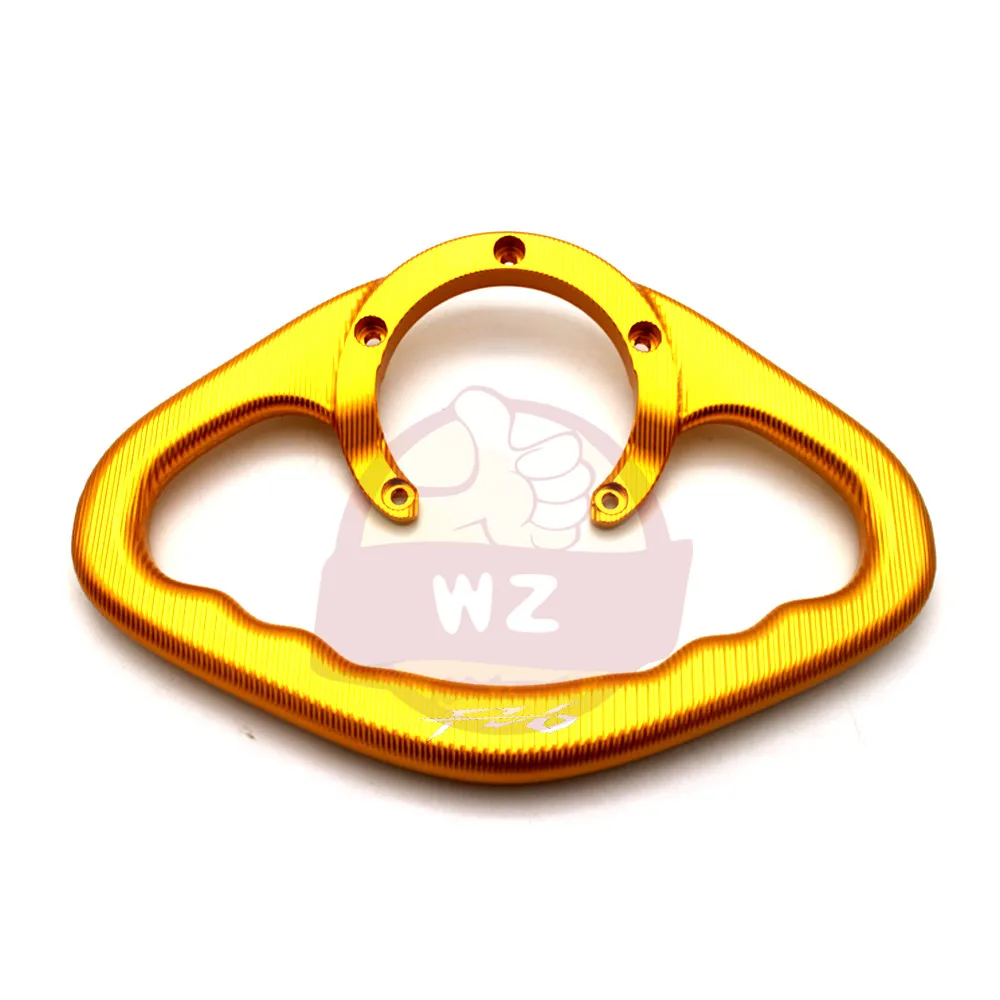Золотой Применимо к YAMAHA FZ6 2004-2010 fz6 2005 2006 2007 2008 2009 FZ6 фазер пассажирских Ручка Рукоятка рычага подлокотник - Цвет: Золотой