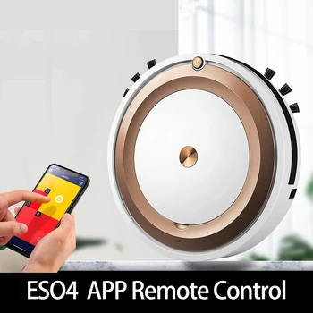 

APP Remote Control Robot Vacuum Cleaner ES04 Intelligent Suitable For Floors Of Various Materials USB Suction Sweeper Dry Wet