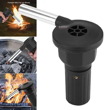 

Mini Electric Barbecue Air Blower BBQ Fan Tool Durable Portable for Outdoor Camping can CSV