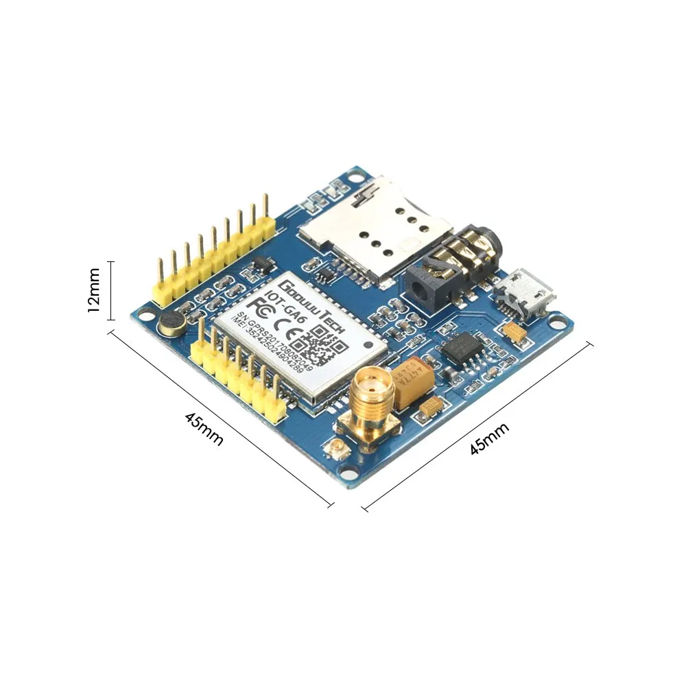 GPRS A6 Pro серийный GPRS GSM модуль ядро Developemnt плата с антенной